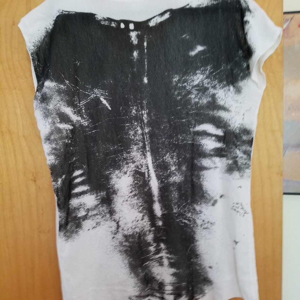 Helmut Lang cream t-shirt